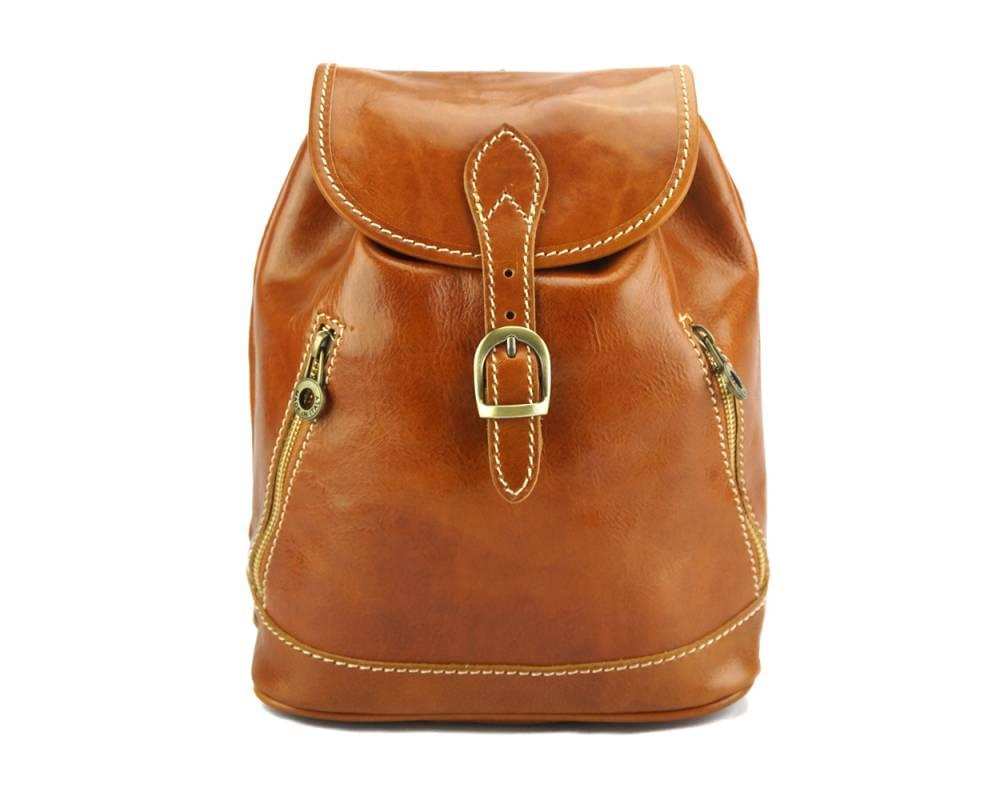 Trecchina (tan) - Our best selling leather backpack